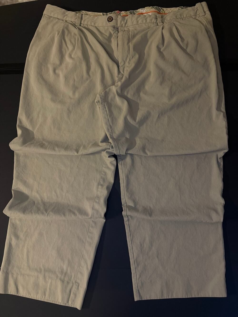 Tommy Bahama Men’s 46x30 Silk‑Blend Pants – Relaxed Fit Luxury Casual Trousers